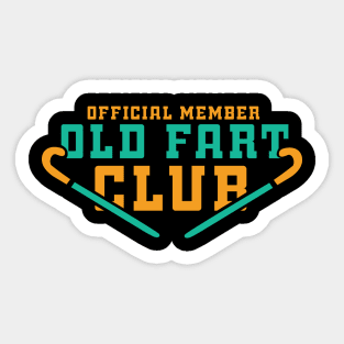 Official Member Old Fart Club Sticker